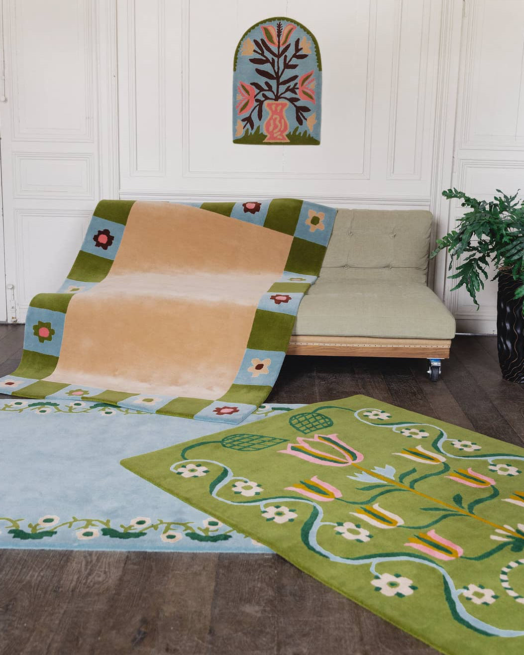 Blooming rugs