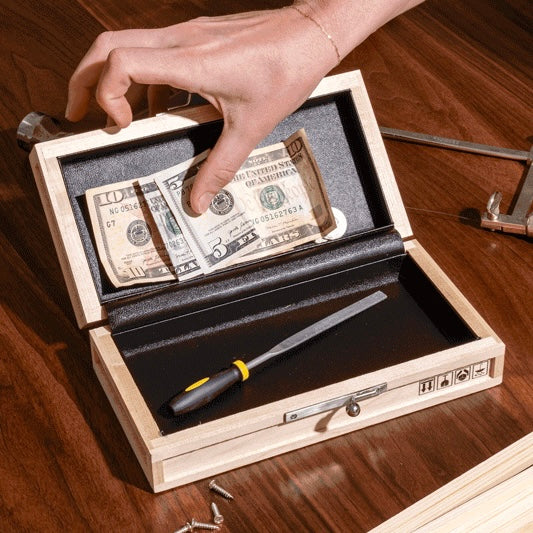 The Shipping Crate Clutch Bag by Nik Bentel
