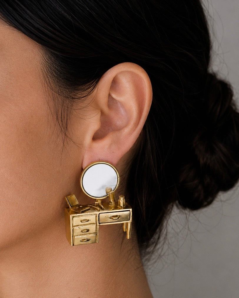 Furniture Handcrafted Earrings by Fake Plastic Love