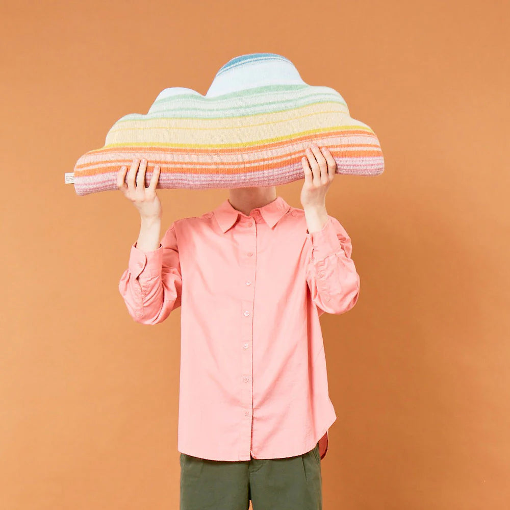 Rainbow Cloud Cushion by Donna Wilson