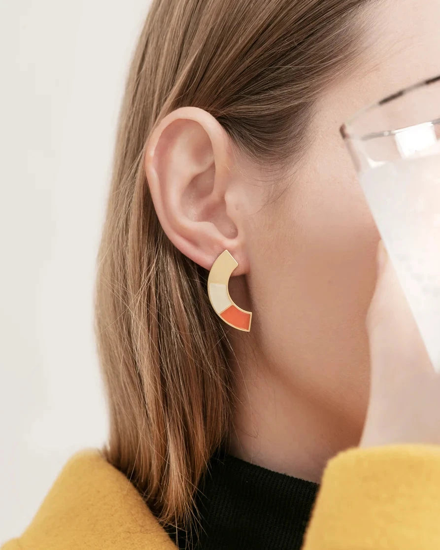 Flora’s Geometric Earrings by Matter Matters