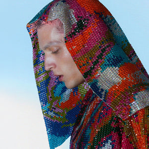 Glass beaded garments