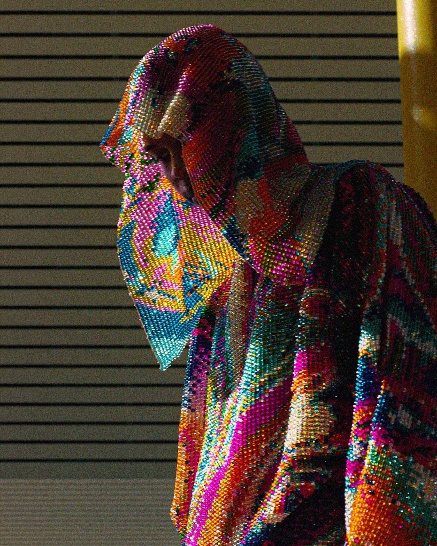 Glass beaded garments by Cindy Kutikova