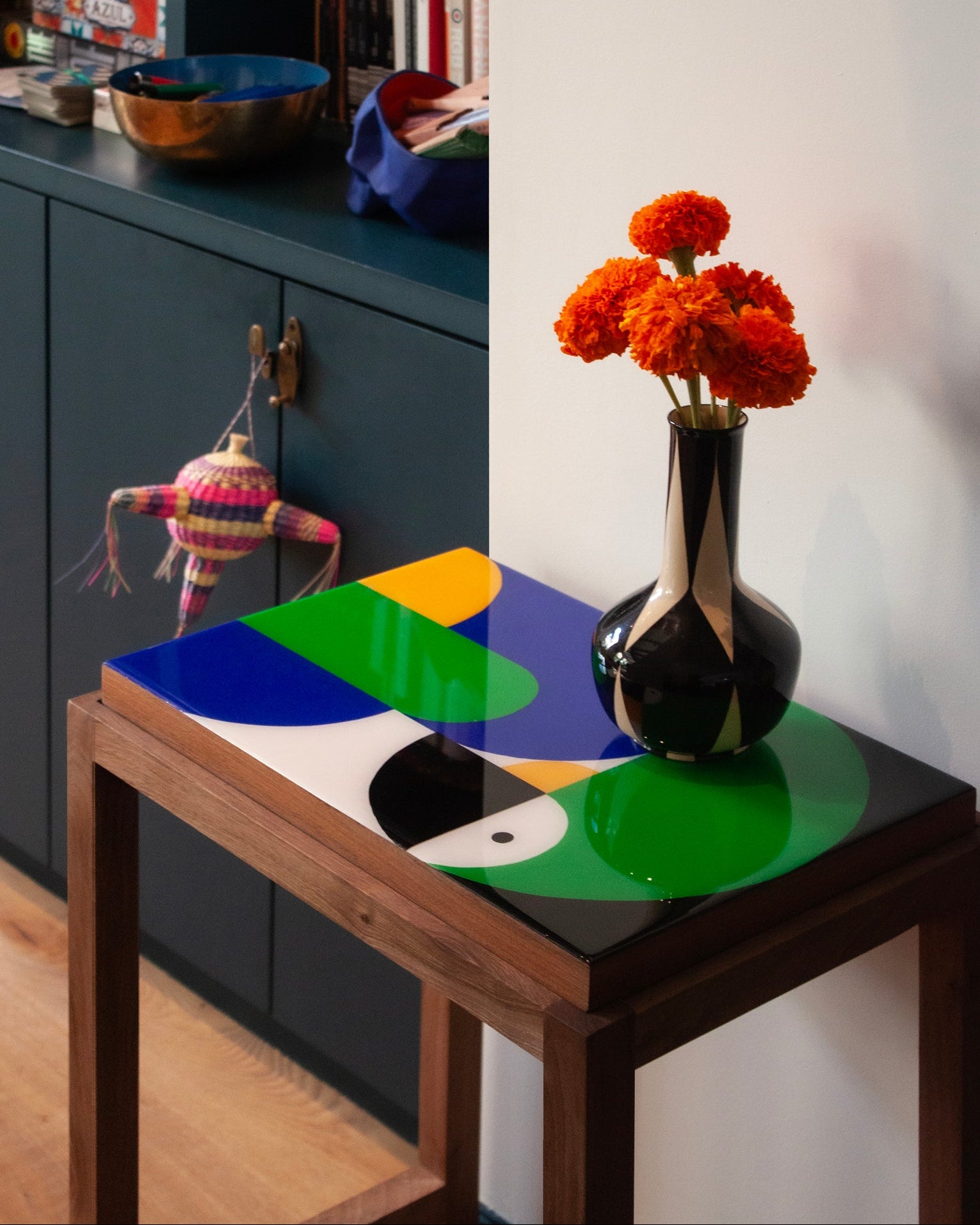 Nested Lines Reversible Console by Malika Favre - Alice Roux