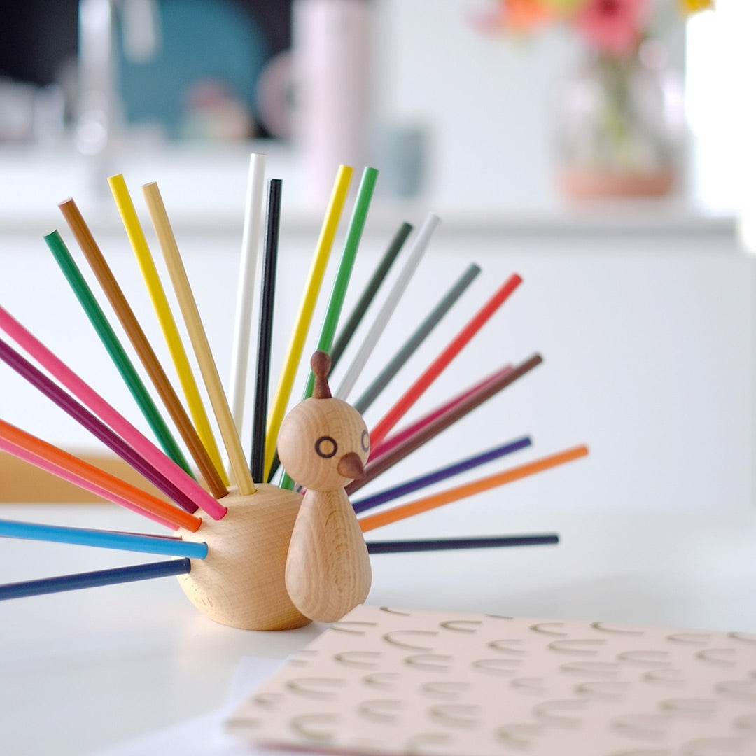 Peacock Pencil Set by Takeshi Sawada - EO