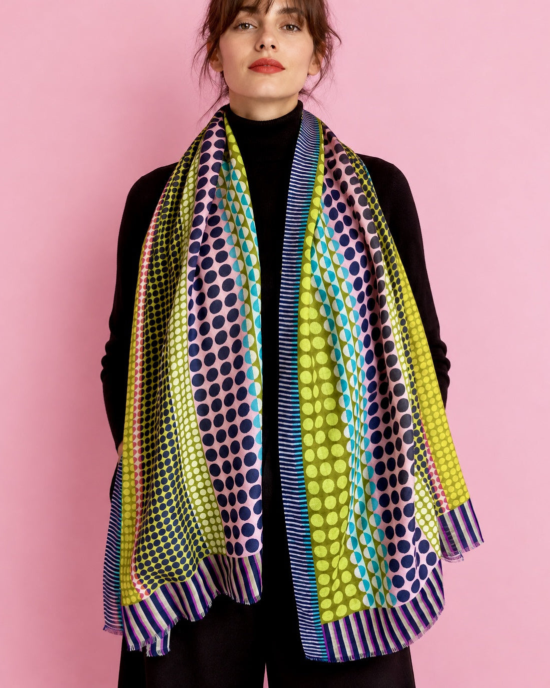 Dot Superfine Scarf by Margo Selby