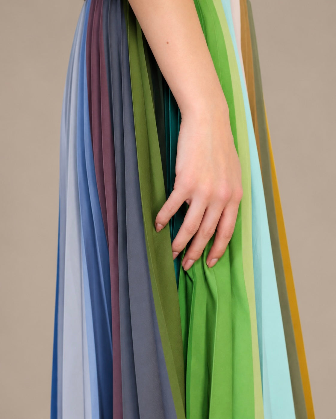 Mineral Pleated Skirt by Kitty Joseph