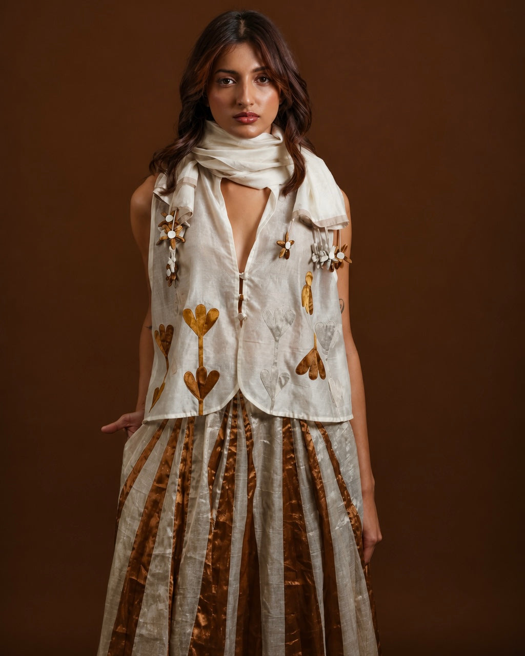 Metallic Ūrjā Garments by Ka Sha India