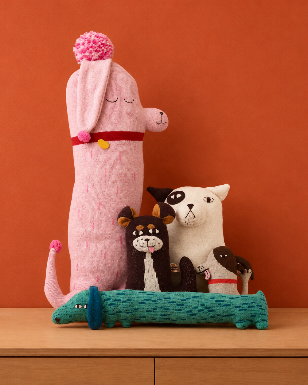 Donna’s Dogs Cushions by Donna Wilson