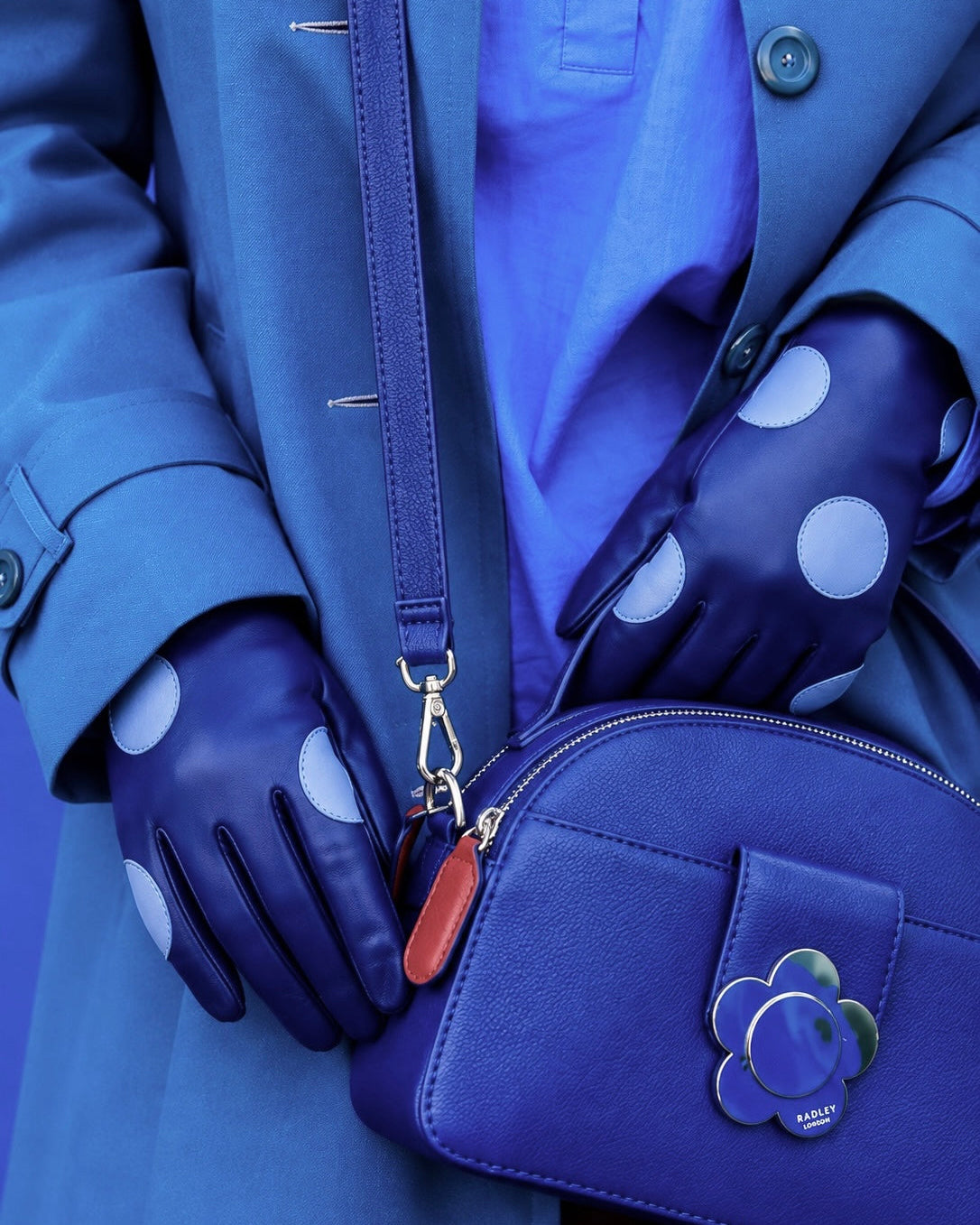 Polka Leather Gloves by Mabel Sheppard