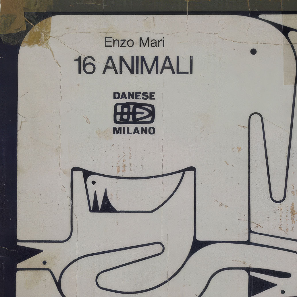 16 Animali Enzo Mari Puzzle by Drouot