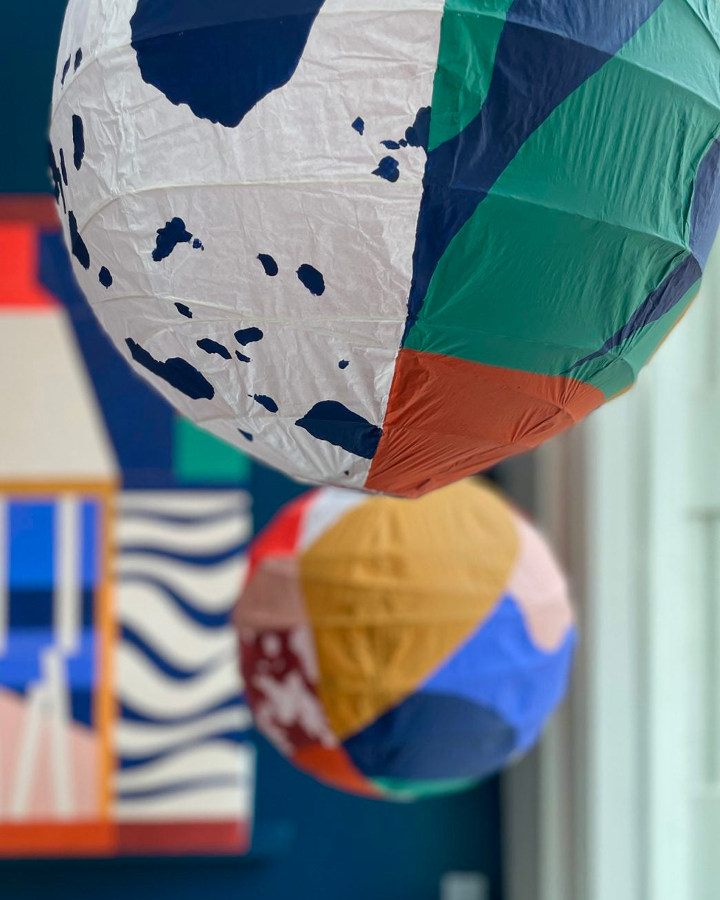 Handpainted Lanterns by Any Way The Wind Blows