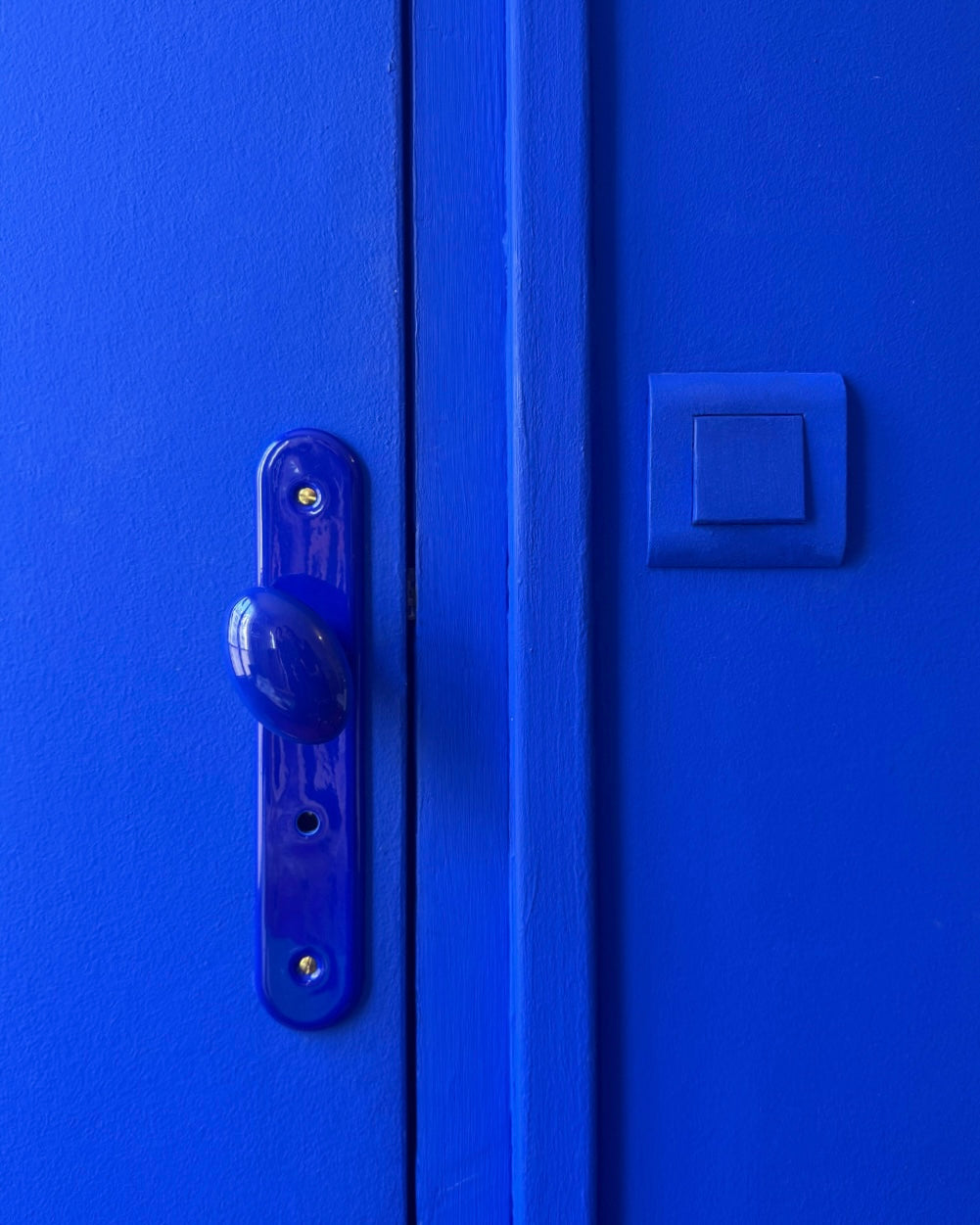 New Blue Door Handles by Hello Jacques