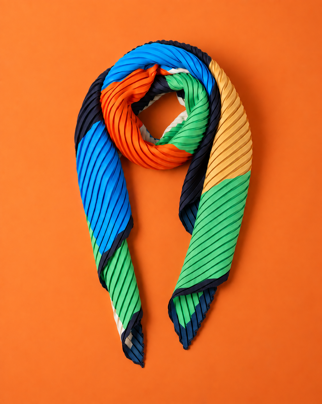 Pleated Scarves by Multitudes