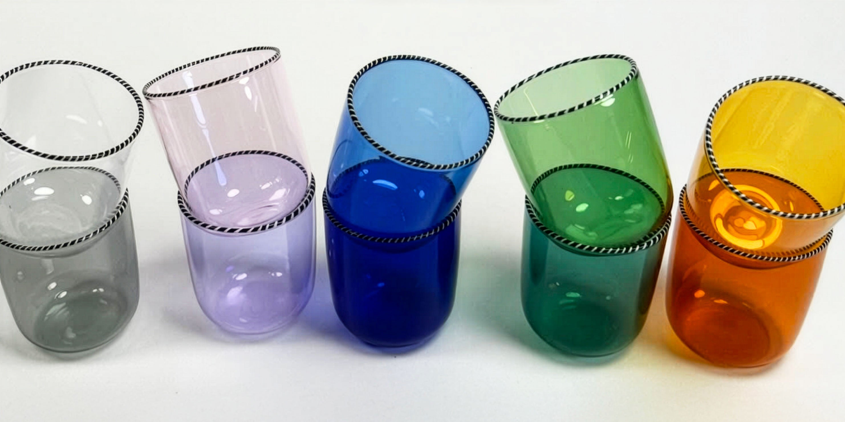 The Rainbow Glass Set by Fredericks & Mae