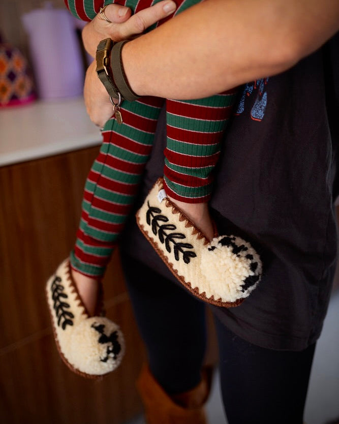 Children's Greek Slippers