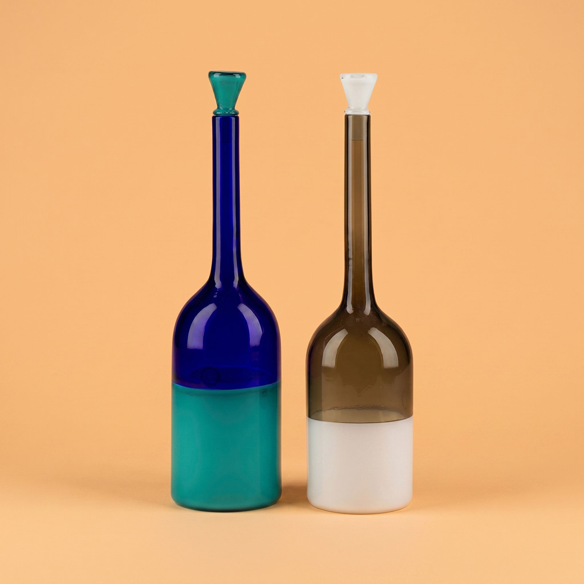 Gio Ponti Murano Glass Bottles by Drouot