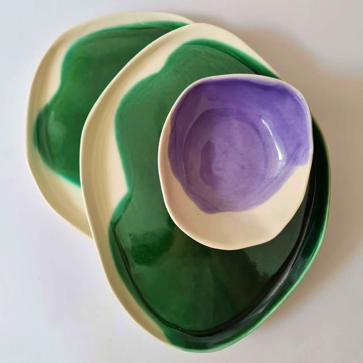 Multicolour ceramics