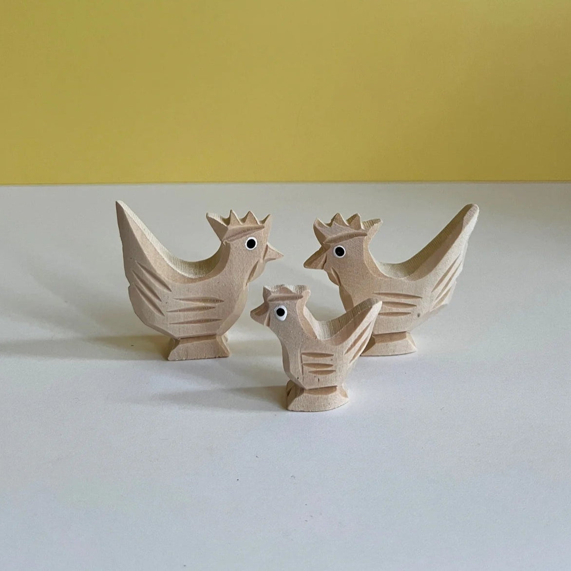 Carved Cockerel and Wild Boar