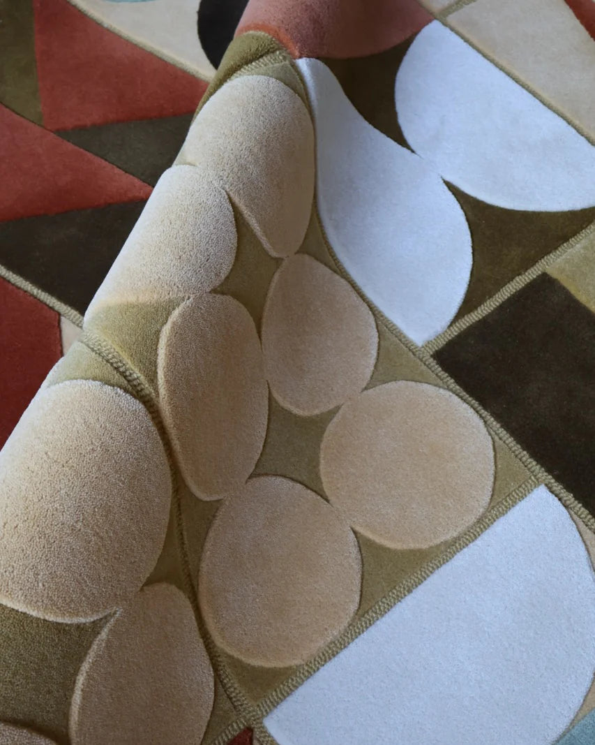 Imprint Rug Beige by Kristine Five Melvær - Volver Studios