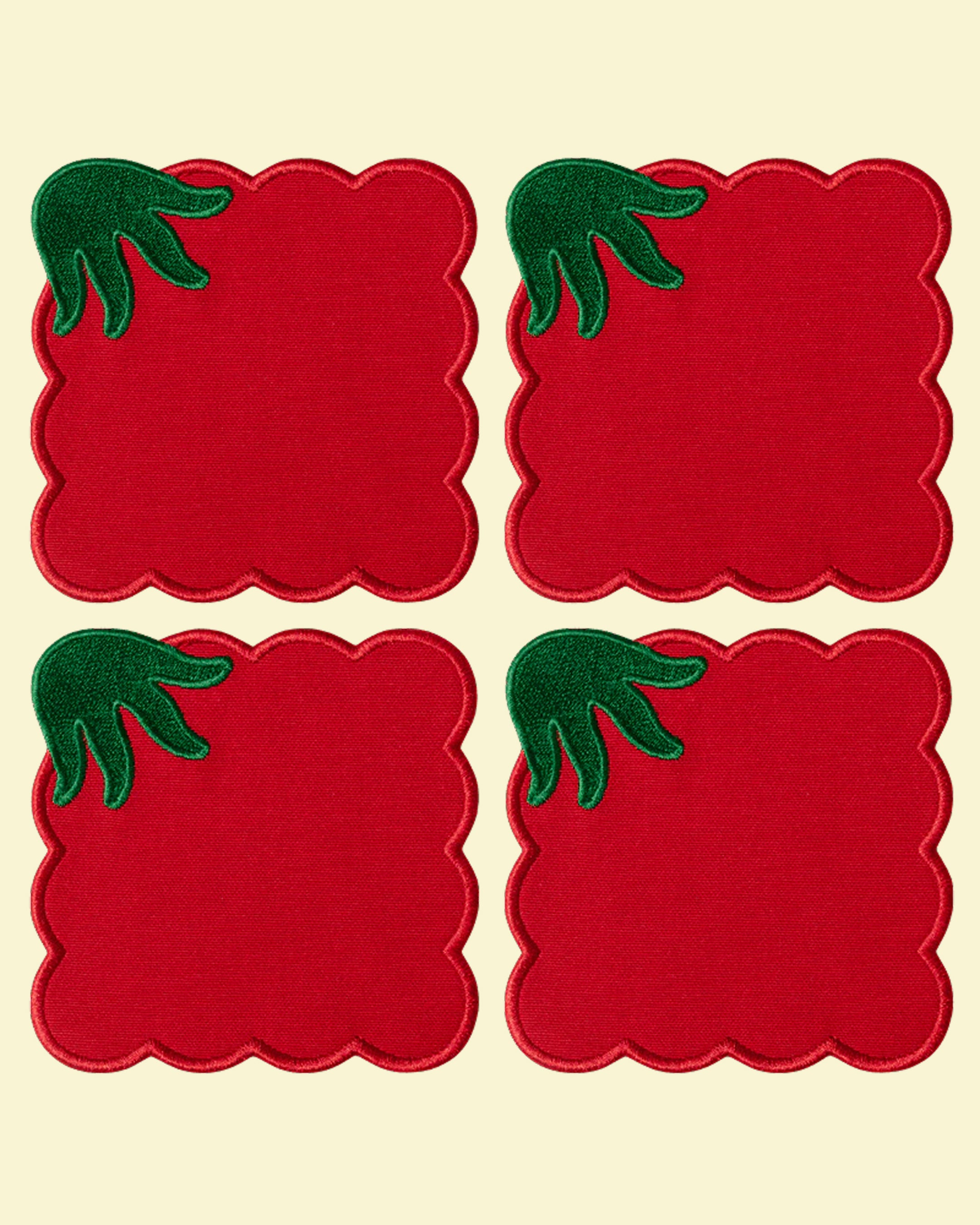 Fruit and Veg Coasters & Placemats by OCTAEVO