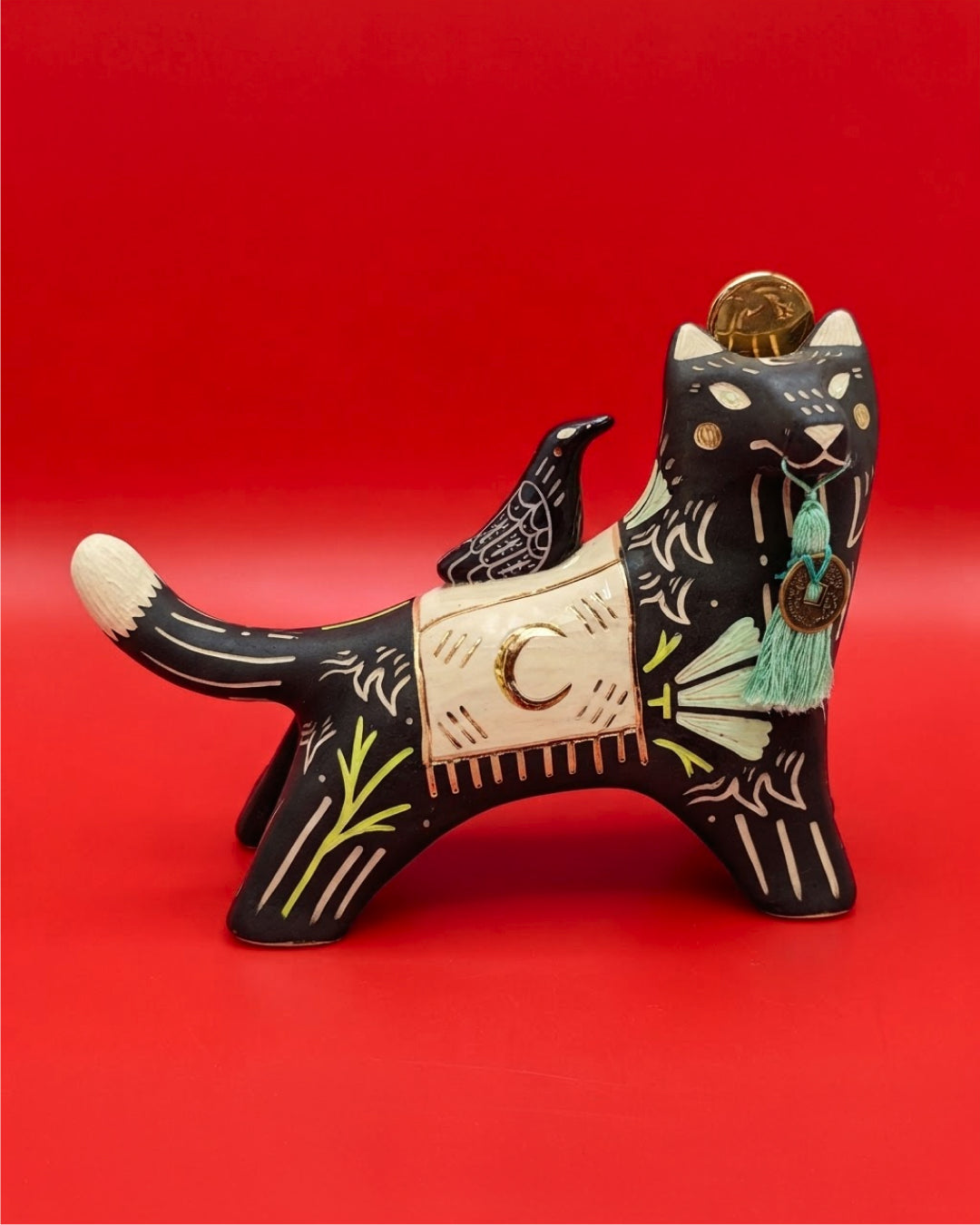 Ceramic totems by LIONINTHETREES