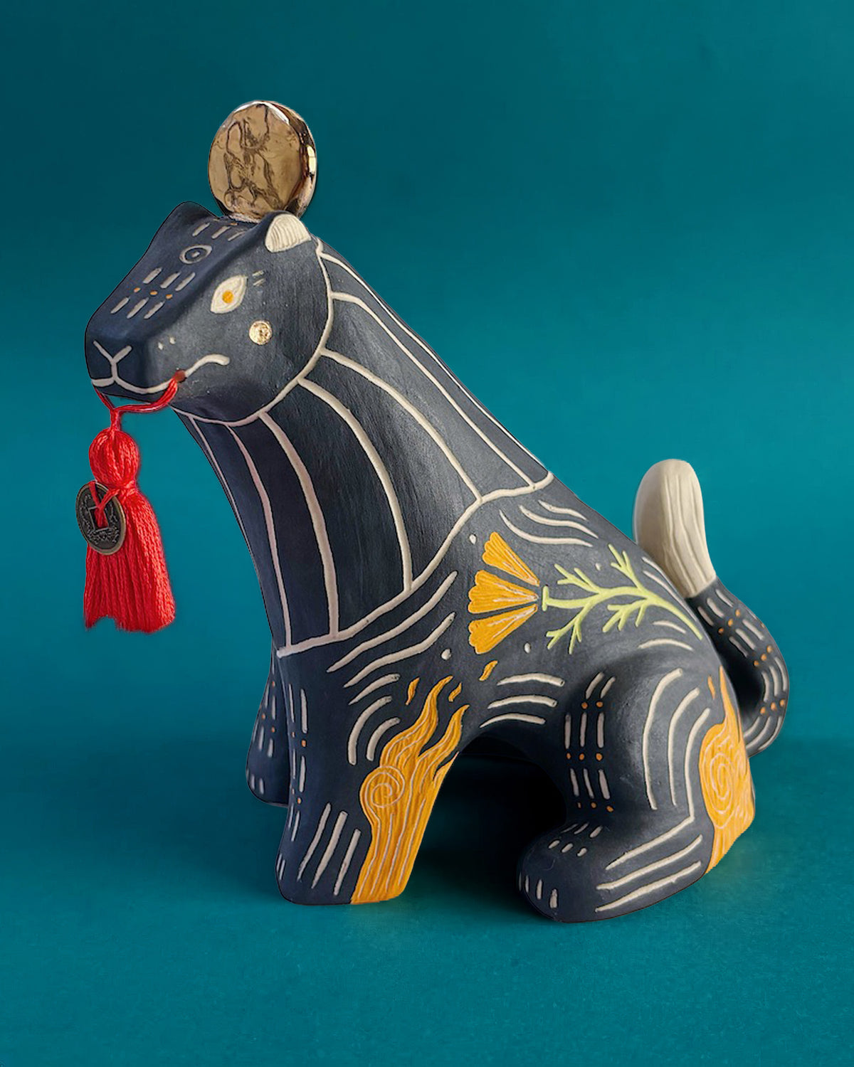 Ceramic totems by LIONINTHETREES