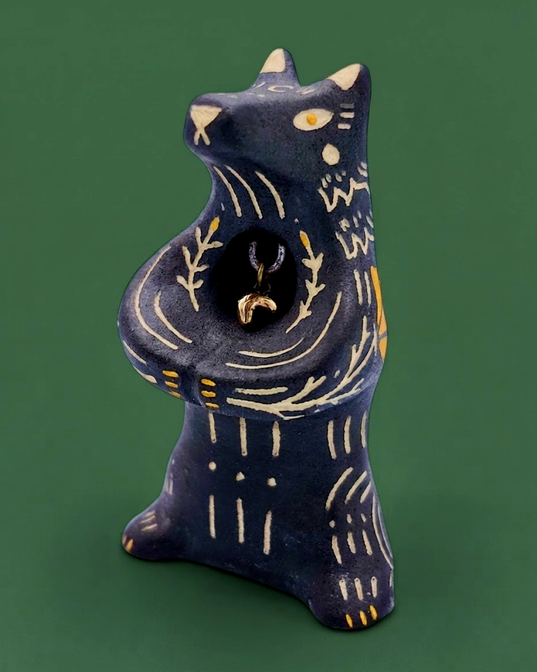 Ceramic totems by LIONINTHETREES
