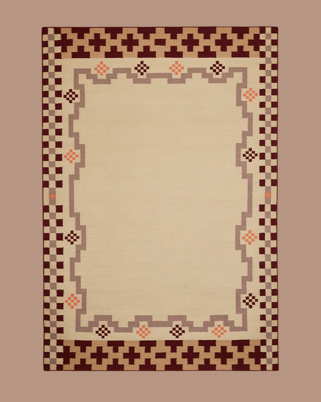 Geometric Border Rugs by Gill Thorpe - Floor Story