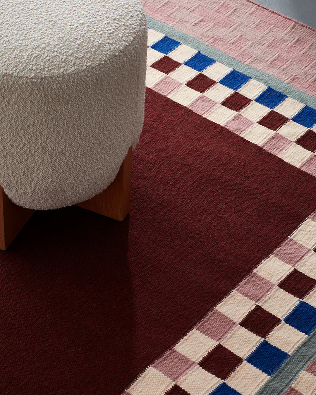 Geometric Border Rugs by Gill Thorpe - Floor Story