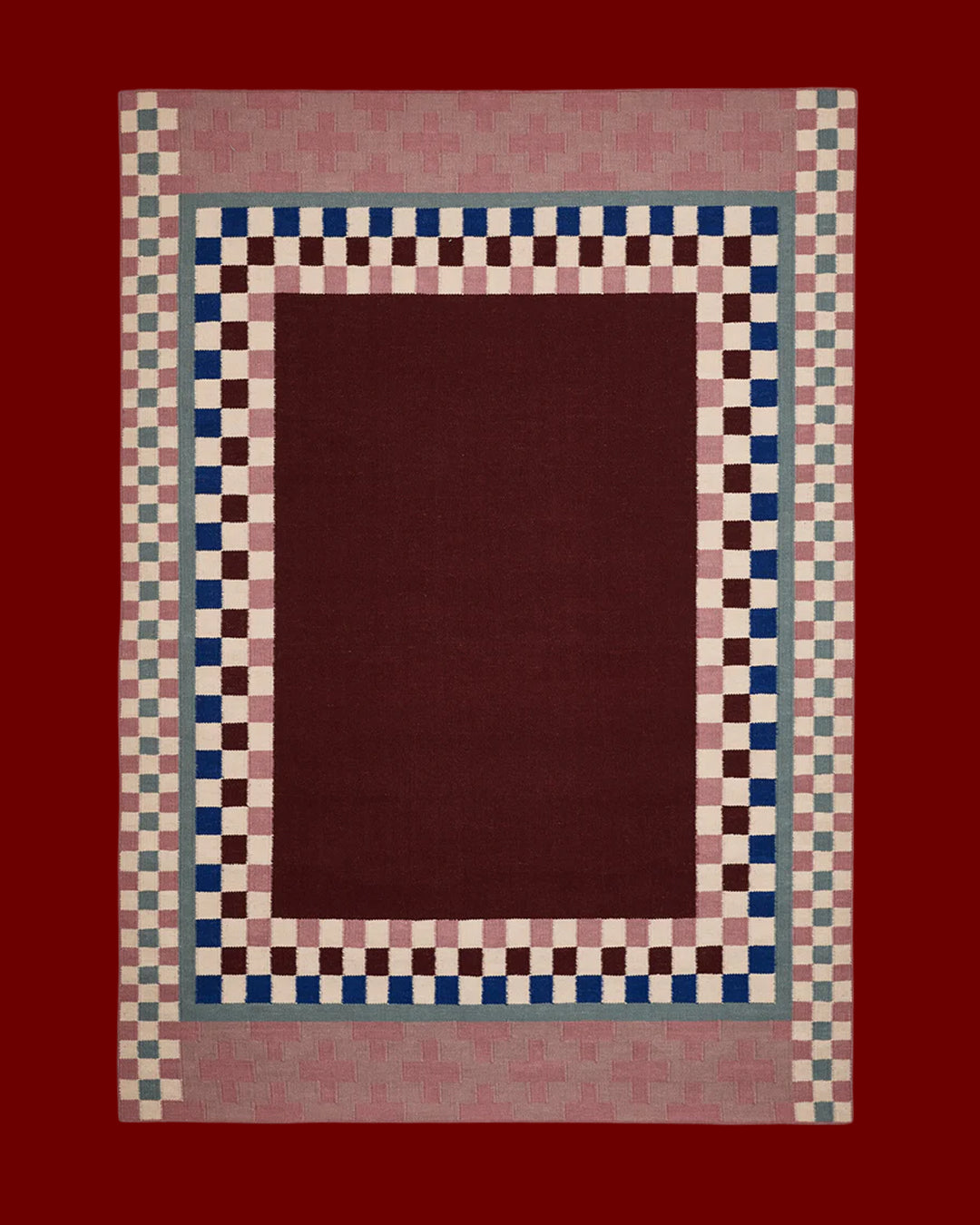 Geometric Border Rugs by Gill Thorpe - Floor Story