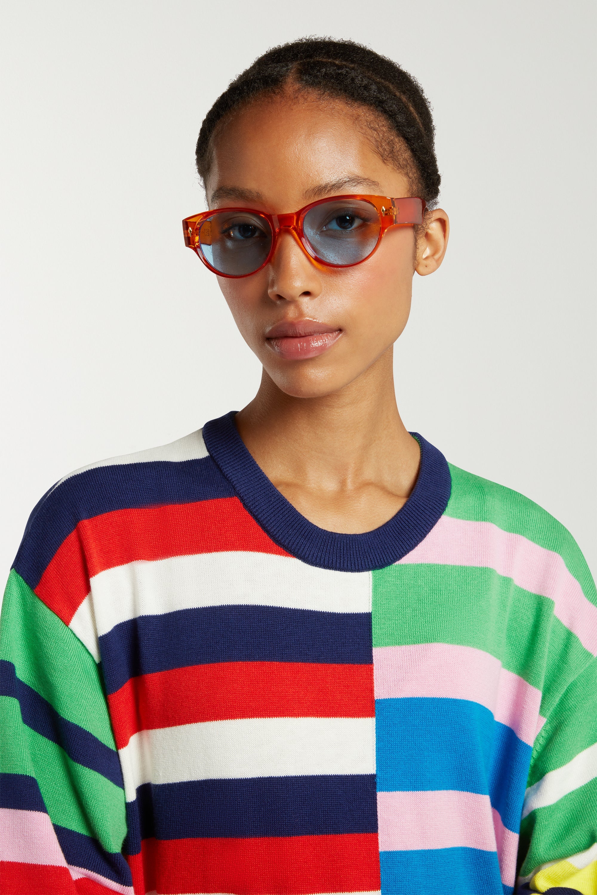 Knit Stripe Dress by Mira Mikati