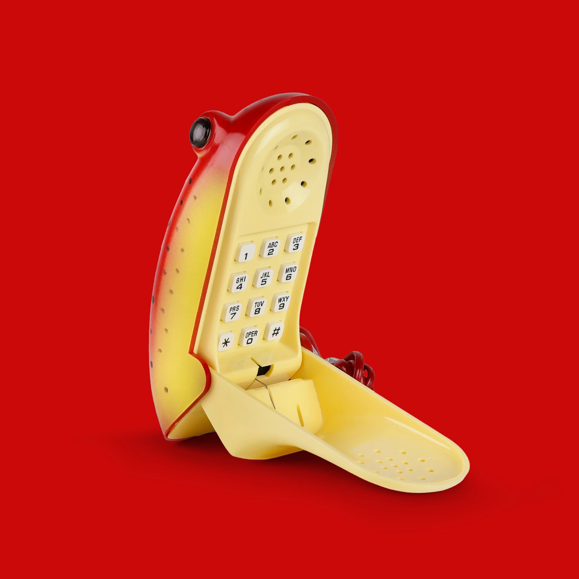 Red Crusader frog phone