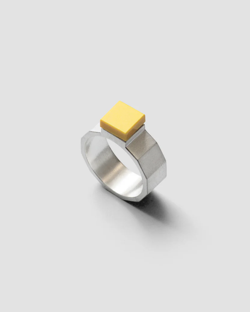 The Faceted MB Band ring by Thanh-Truc Nguyen - Studio Gogo