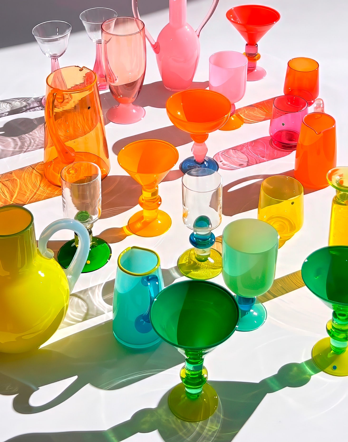 Miami Glassware by Gather Glass