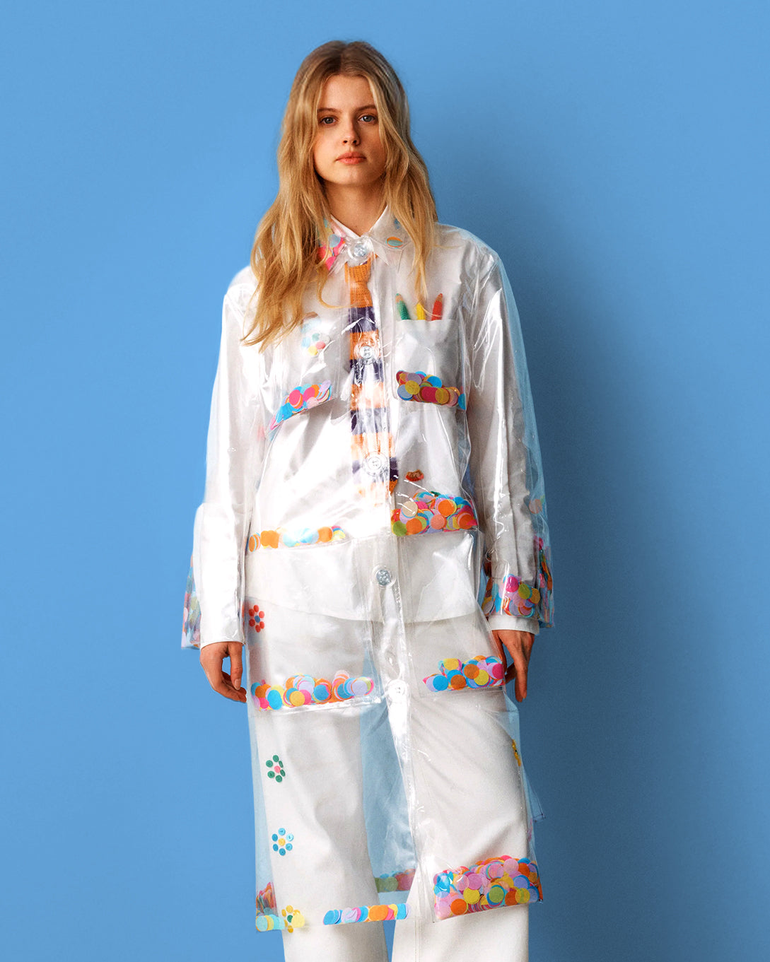 Confetti coat & Party dress