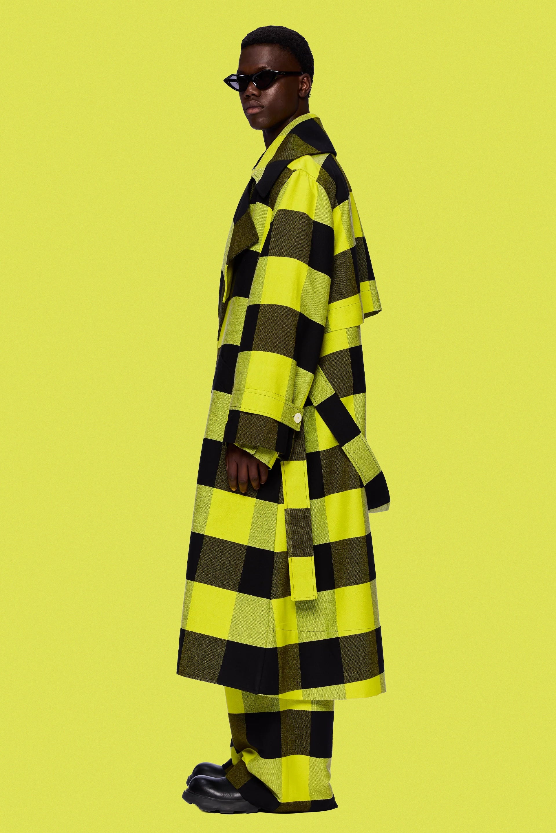The Plaid Black + Sunny garments