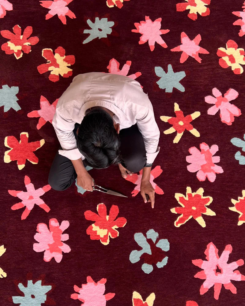 Meadow Rug by Gill Thorpe - Floor Story