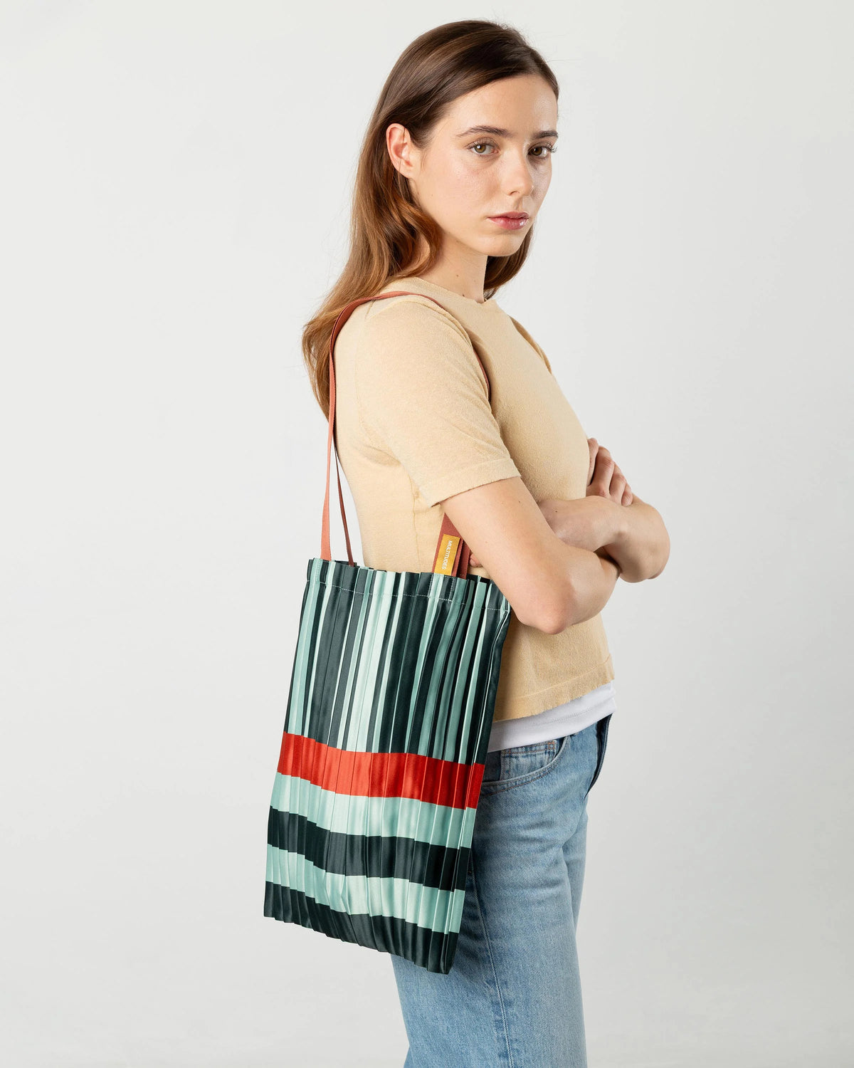 Satin Pleated Bags by Multitudes