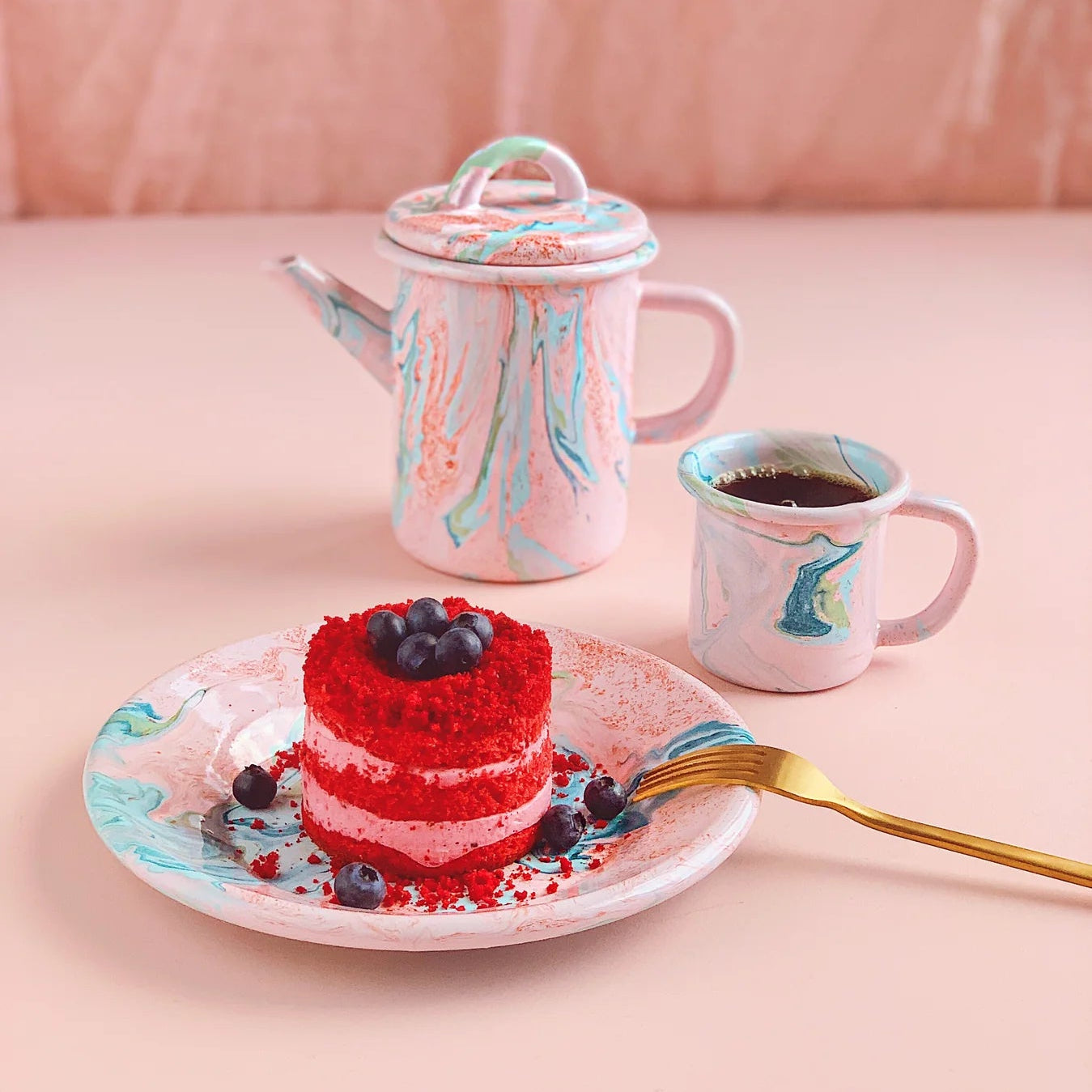 New Marble tableware