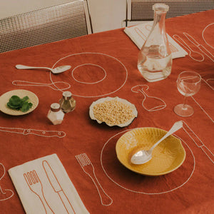 Hand-embroidered Tablecloths