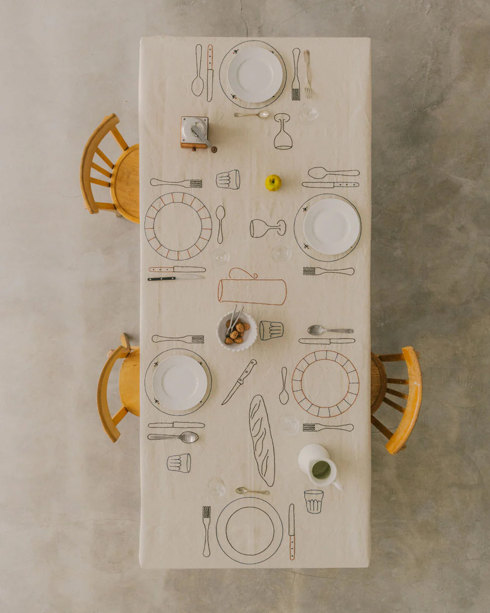 Hand-embroidered Tablecloths