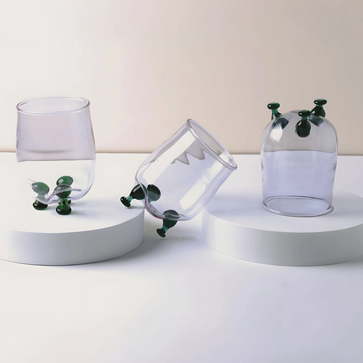 Eye Candy Cocktail Glass Trio by Ornamental by Lameice