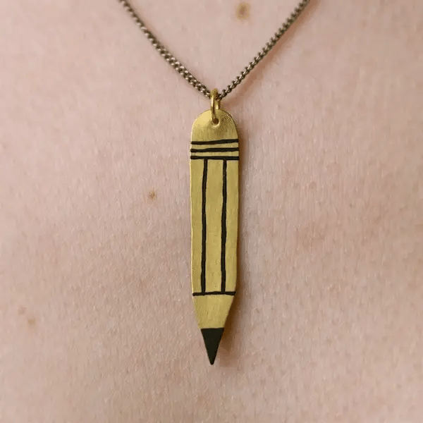 Pencil Necklace