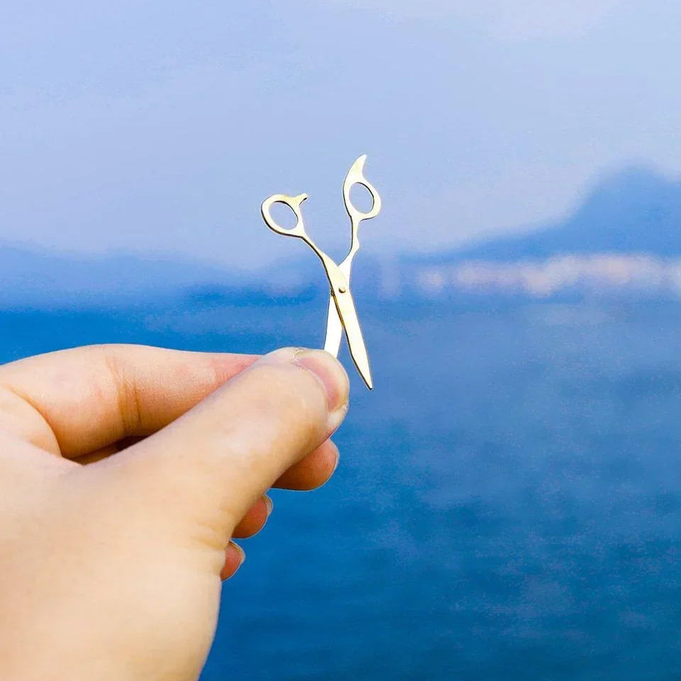 Hairdresser's set earrings