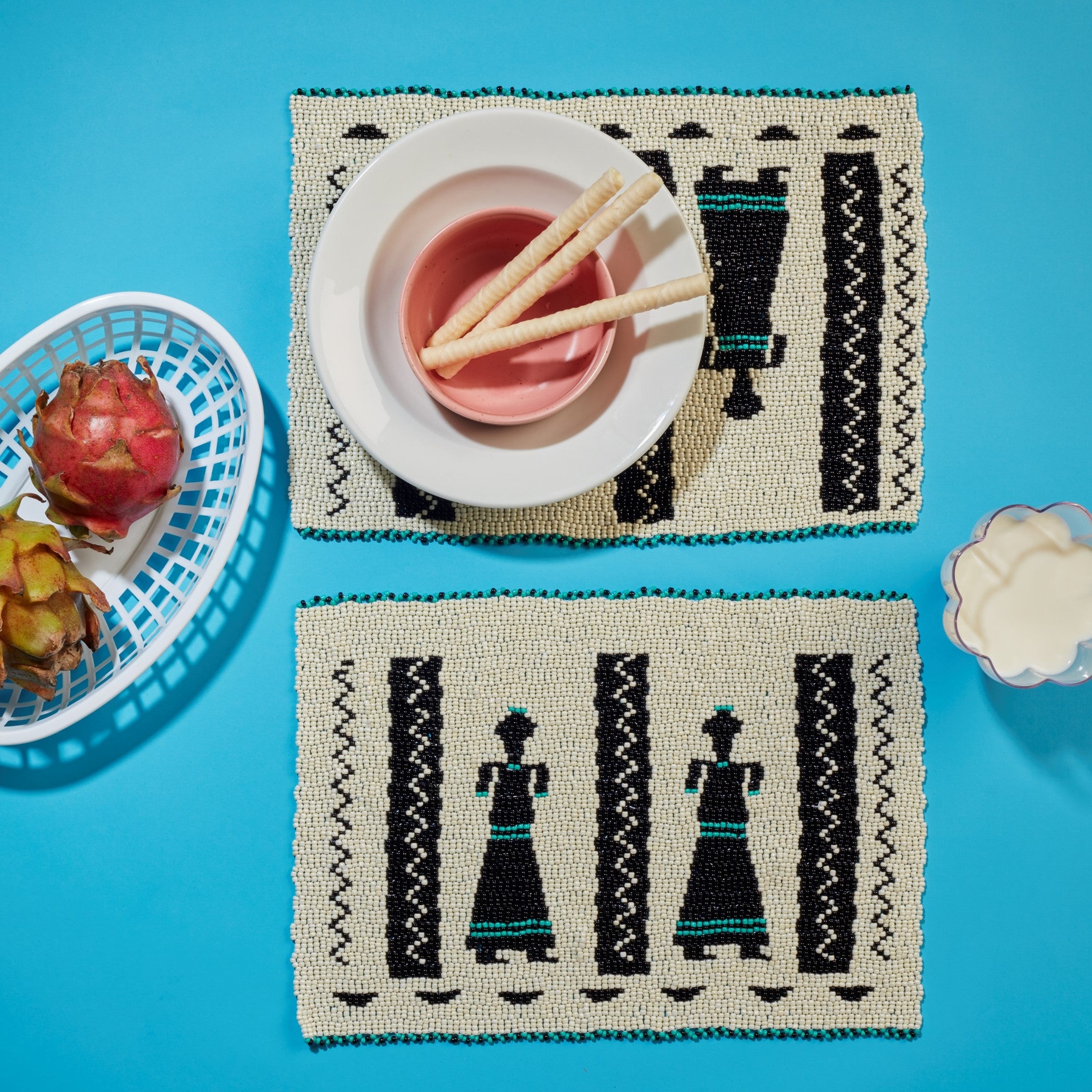 Beaded Coasters by Monkeybiz