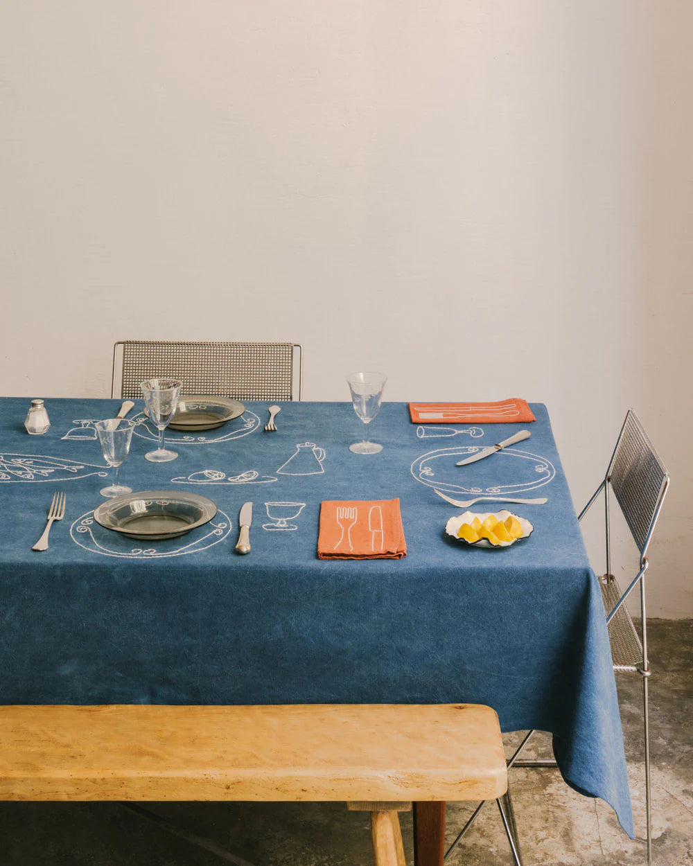 Hand-embroidered Tablecloths