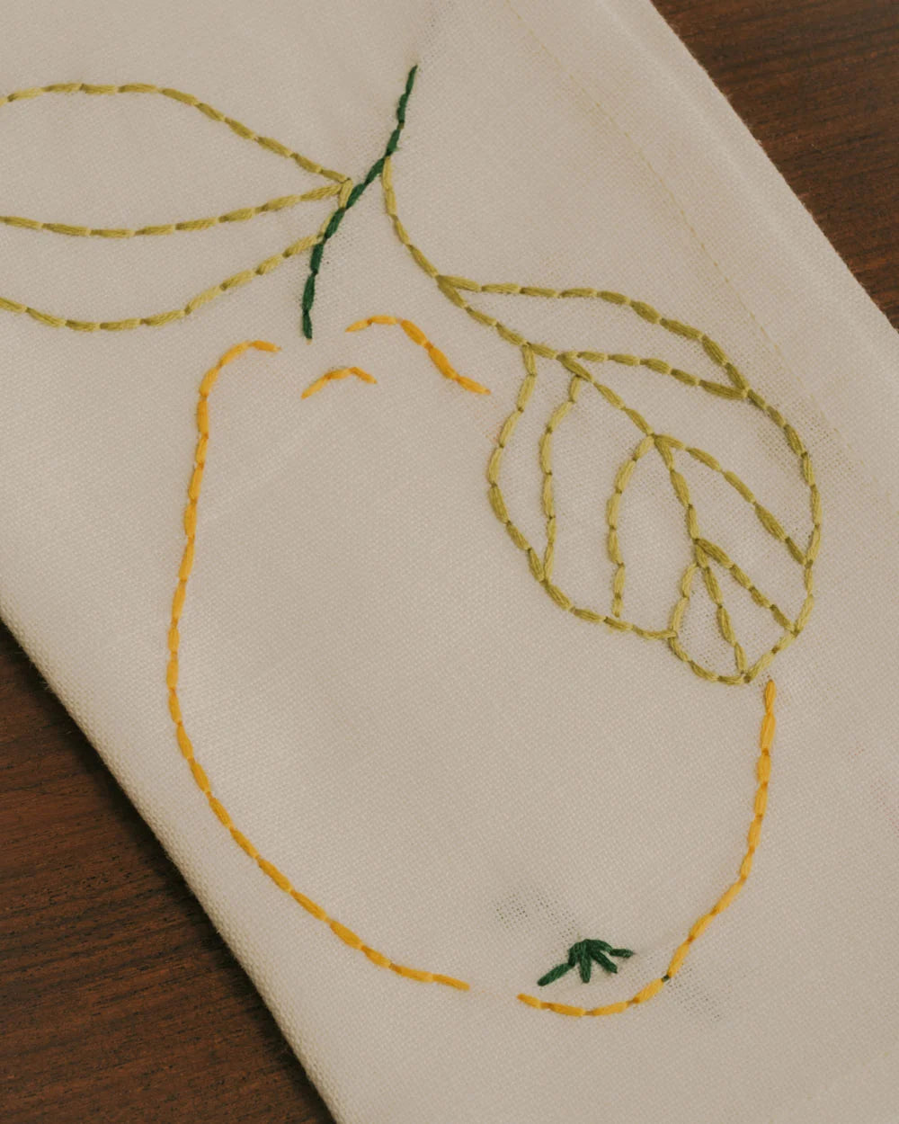 Embroidered Napkins by Œuvres Sensibles