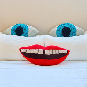 The Face & Hands cushions