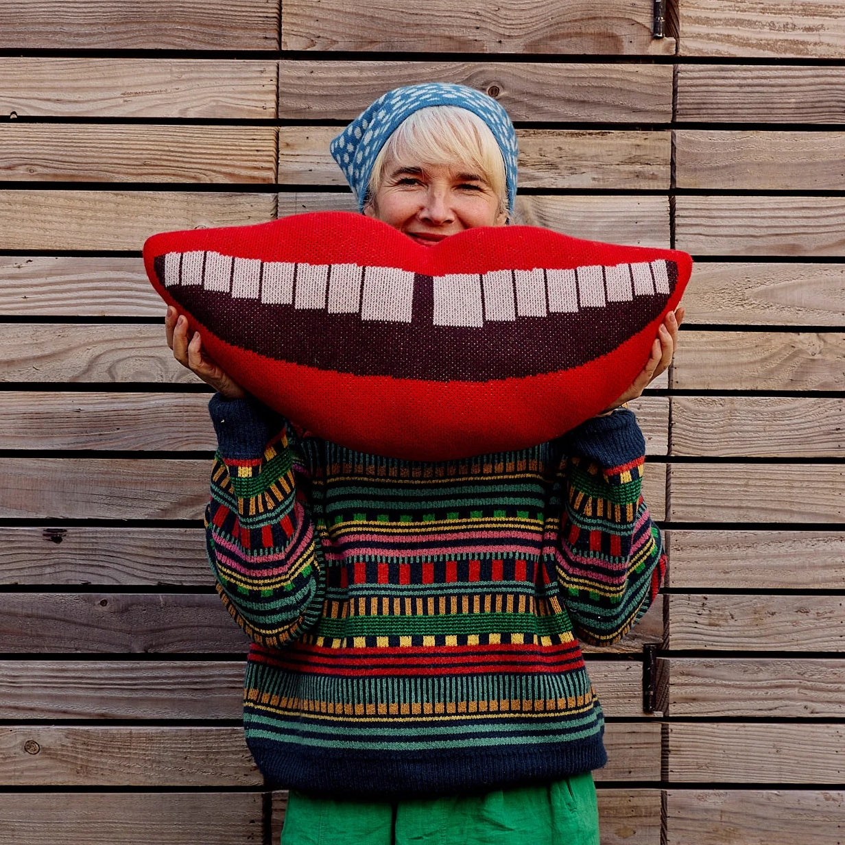 The Face & Hands cushions by Donna Wilson